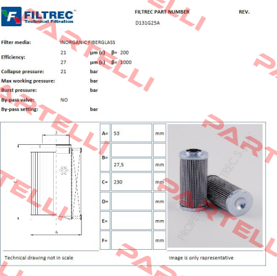 D131G25A Filtrec