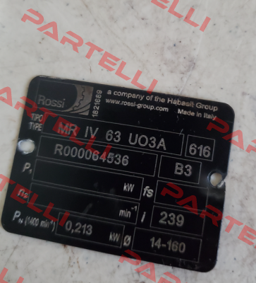 MR IV 63 UO3A Rossi