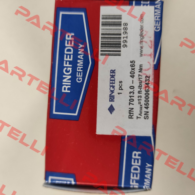 RFN7013.0  40X65 Ringfeder