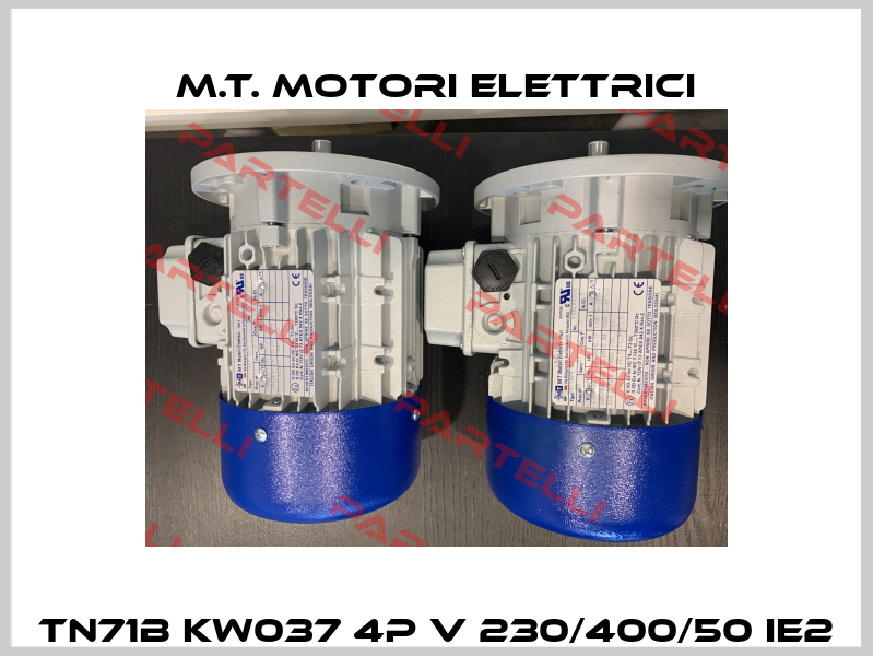 Tn71B kw037 4p v 230/400/50 IE2 M.T. Motori Elettrici