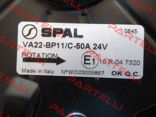 VA22BP11C50A SPAL