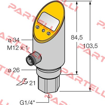PS016V-301-LUUPN8X-H1141 Turck