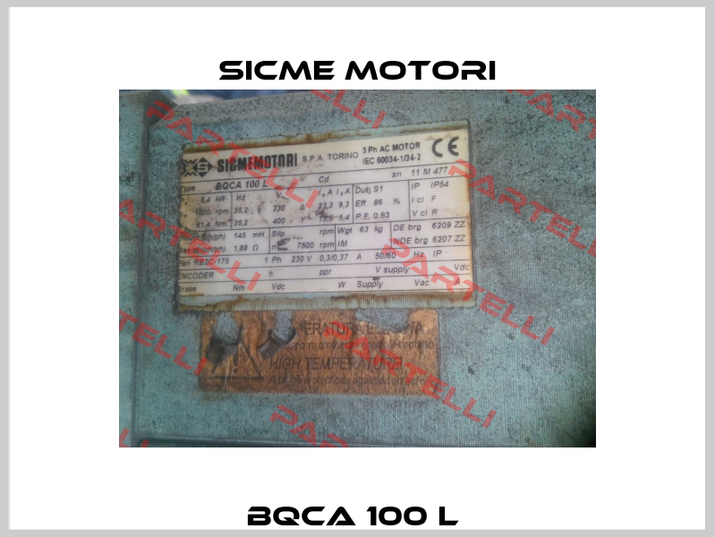 BQCA 100 L  Sicme Motori