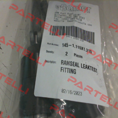 RC 145 Model 1115x1210 Ramer Products