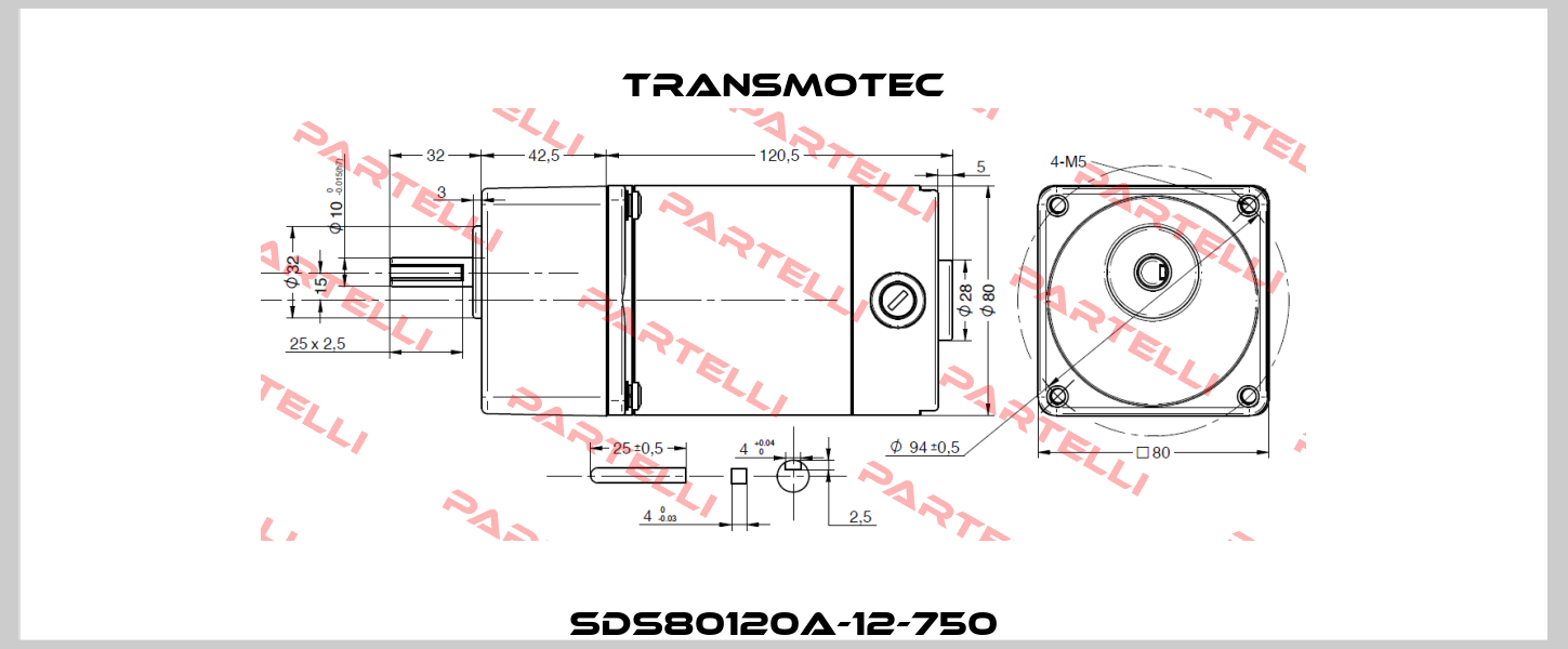 SDS80120A-12-750 Transmotec