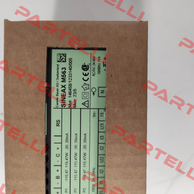 P/N: 146458, Type: SINEAX M 563 Camille Bauer