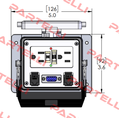 GF-DB9-2RJ45-32 MENCOM