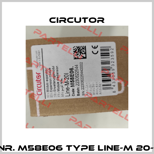 Nr. M58E06 Type LINE-M 20-I Circutor