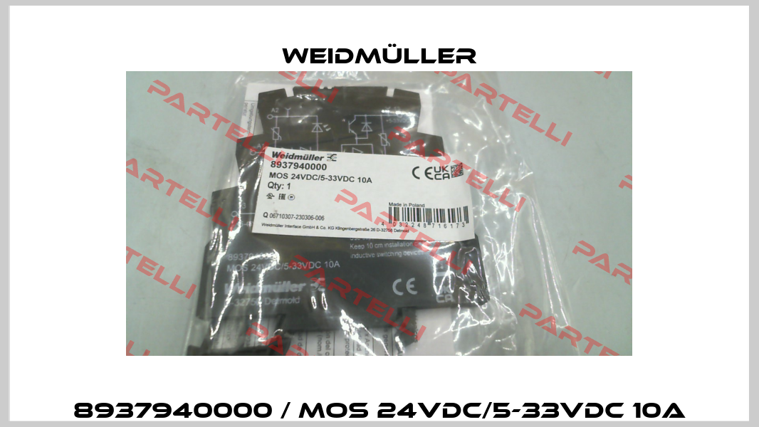 8937940000 / MOS 24VDC/5-33VDC 10A Weidmüller