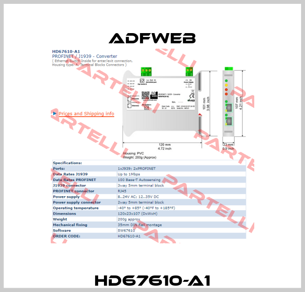 HD67610-A1 ADFweb
