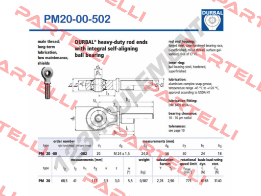 PM 20-00-502 Durbal