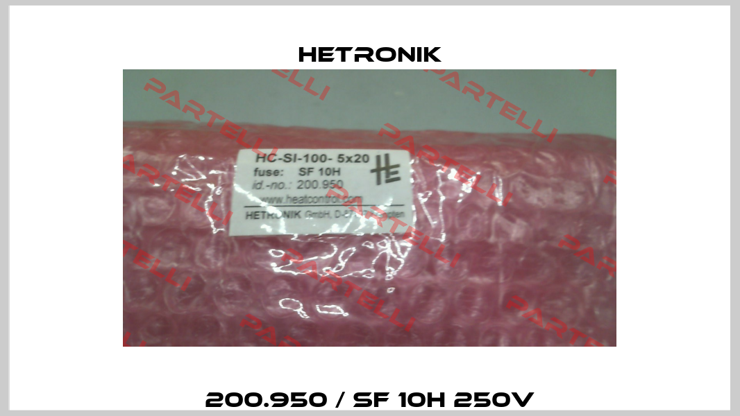 200.950 / SF 10H 250V HETRONIK
