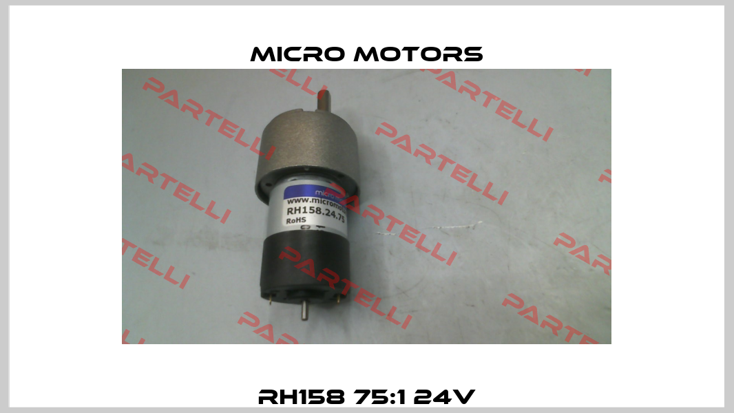 RH158 75:1 24V Micro Motors