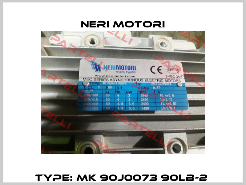 Type: MK 90J0073 90LB-2  Neri Motori