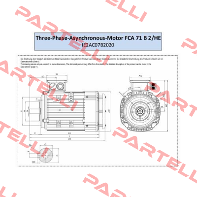 FCA 71 B 2 /HE AC Motoren