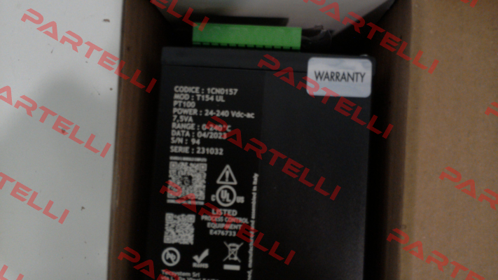P/N: 1CN0157 Type: T154 ED16 UL Tecsystem