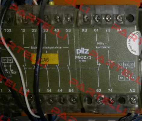 PNOZ/3  17787 - obsolete replaced by  750104+750107  Pilz