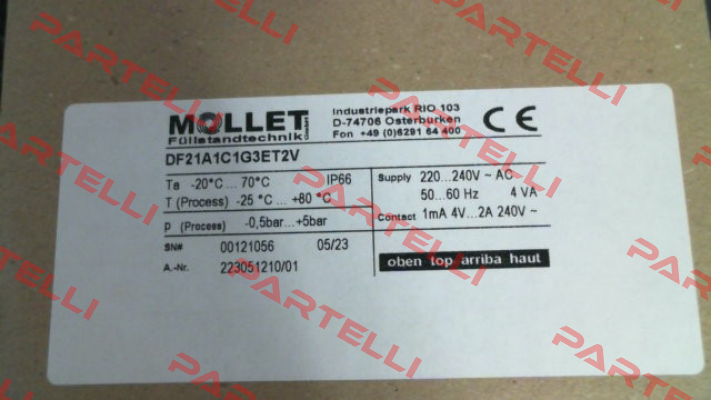 DF21A1C1G3ET2V Mollet