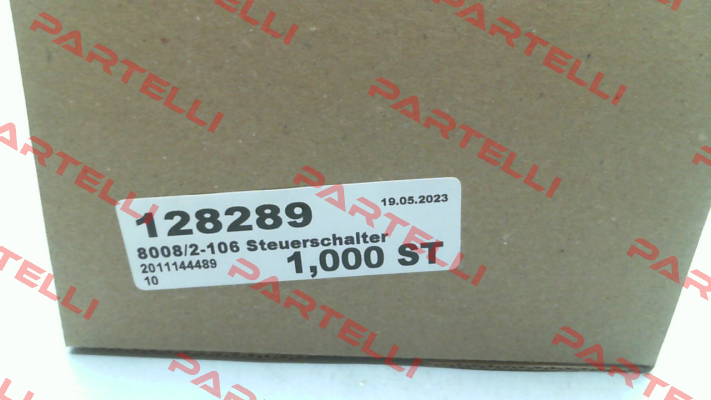 P/N: 128289 Type: 8008/2-106 Stahl