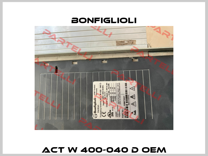 ACT W 400-040 D OEM Bonfiglioli