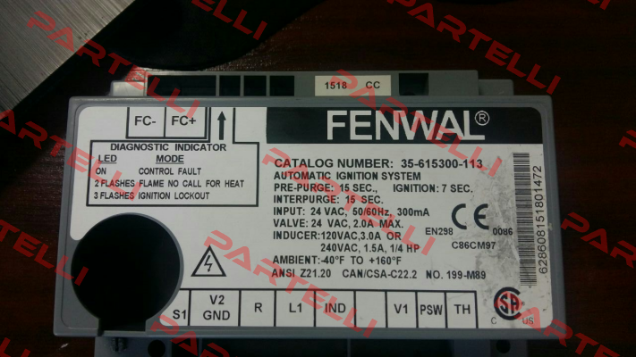 35-615300-113 OEM  FENWAL