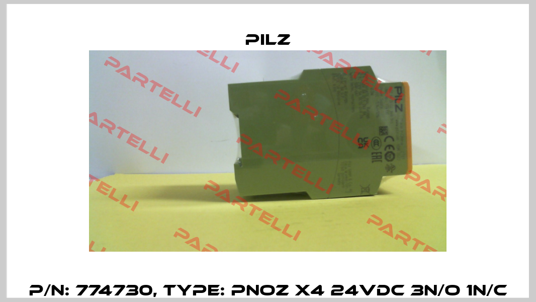 p/n: 774730, Type: PNOZ X4 24VDC 3n/o 1n/c Pilz