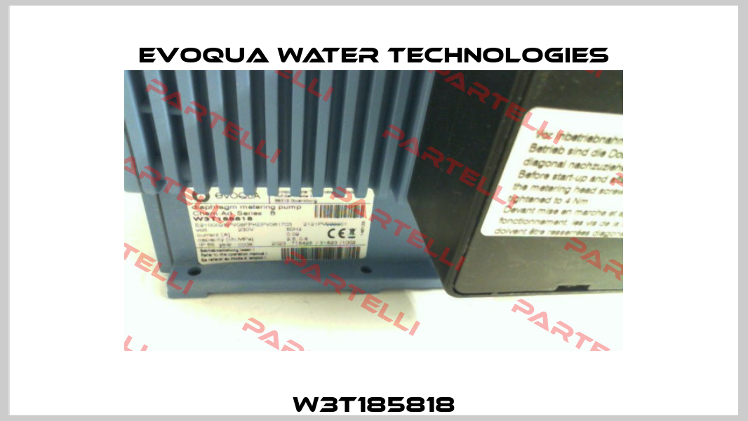 W3T185818 Evoqua Water Technologies
