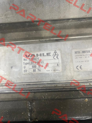 0190074/00 / LSV7/60-4000HS Vahle