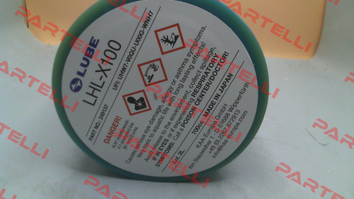 LUB-249137 Lube