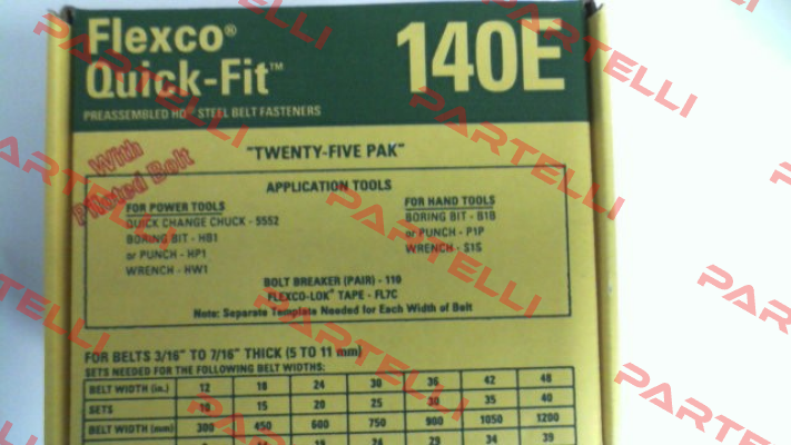 20000 / 140E (pack x25) Flexco