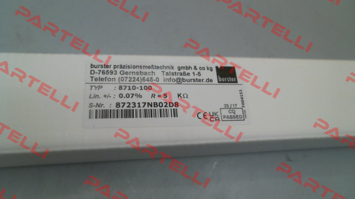 8710-100 Burster