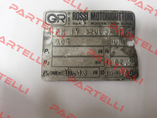 MR IV 32 UO3A - 63A 4  Rossi