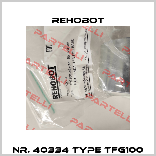 Nr. 40334 Type TFG100 Rehobot