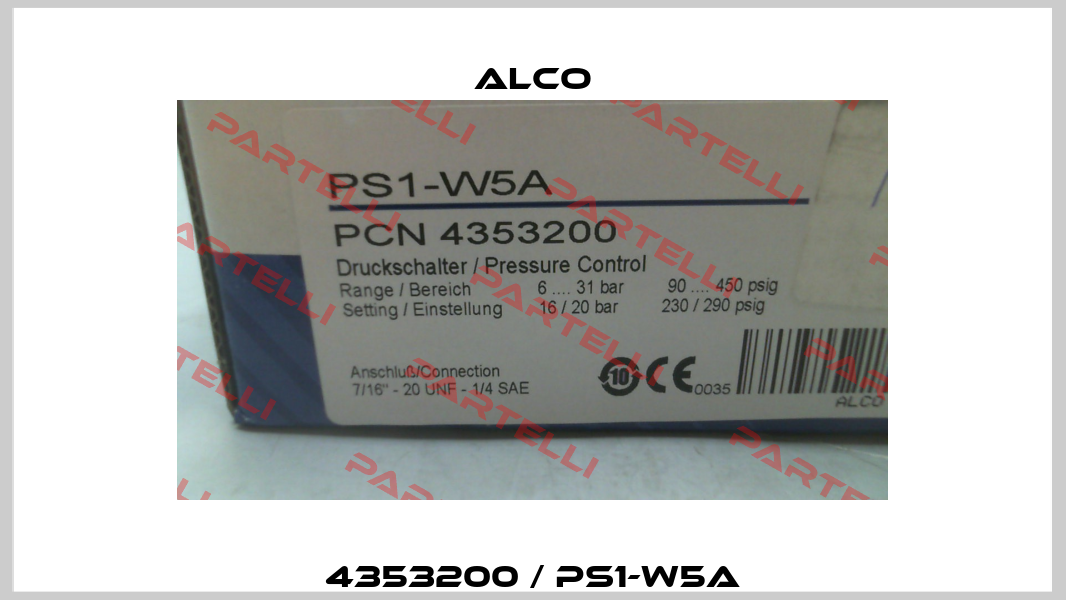 4353200 / PS1-W5A Alco