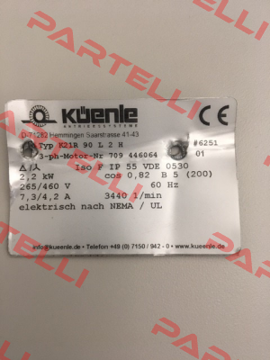 K21R 90 L 2 H Küenle