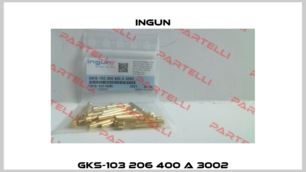 GKS-103 206 400 A 3002 Ingun