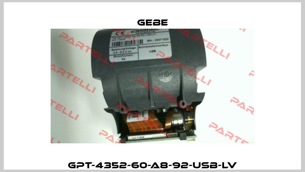 GPT-4352-60-A8-92-USB-LV GeBe