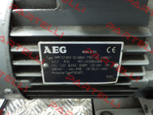 MOT-WS-0,37KW-B5-C140-1410 U/min AEG