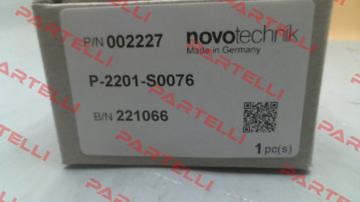 P/N: 400002227 Type: P-2201-S0076 Novotechnik