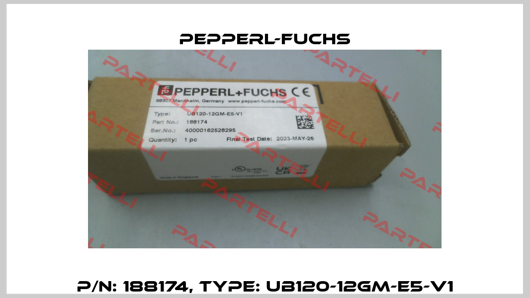p/n: 188174, Type: UB120-12GM-E5-V1 Pepperl-Fuchs