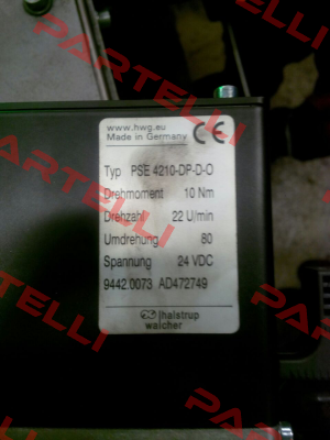 PSE4210-DP-D-O  Halstrup Walcher