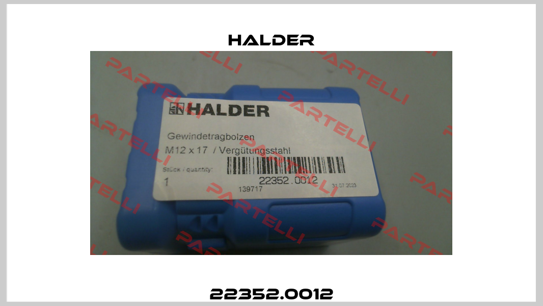 22352.0012 Halder