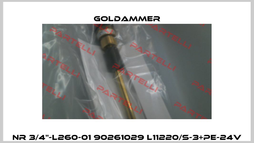NR 3/4"-L260-01 90261029 L11220/S-3+PE-24V Goldammer