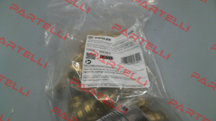 P/N: 115614, Type: 243.02-E Riegler