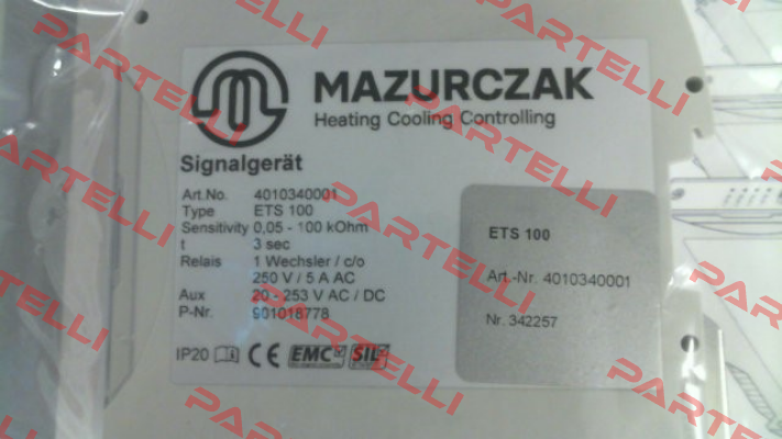 P/N: 4010340001, Type ETS 100 Mazurczak