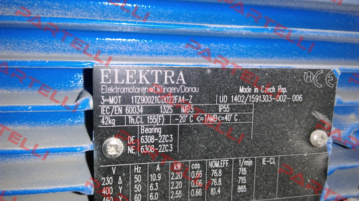 1TZ9002-1CD02-2FA4 2,2 kW 710n  Lammers (Elektra)