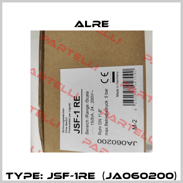 Type: JSF-1RE  (JA060200) Alre