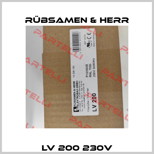 LV 200 230V Rübsamen & Herr