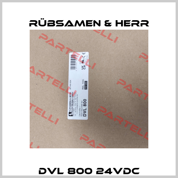 DVL 800 24VDC Rübsamen & Herr