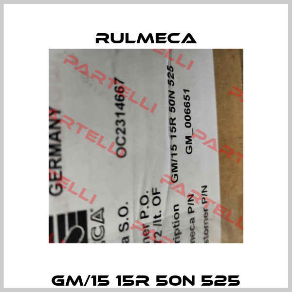 GM/15 15R 50N 525 Rulmeca
